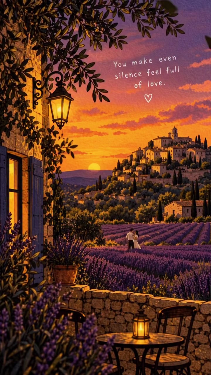 Gordes, Provence, France, illustrated