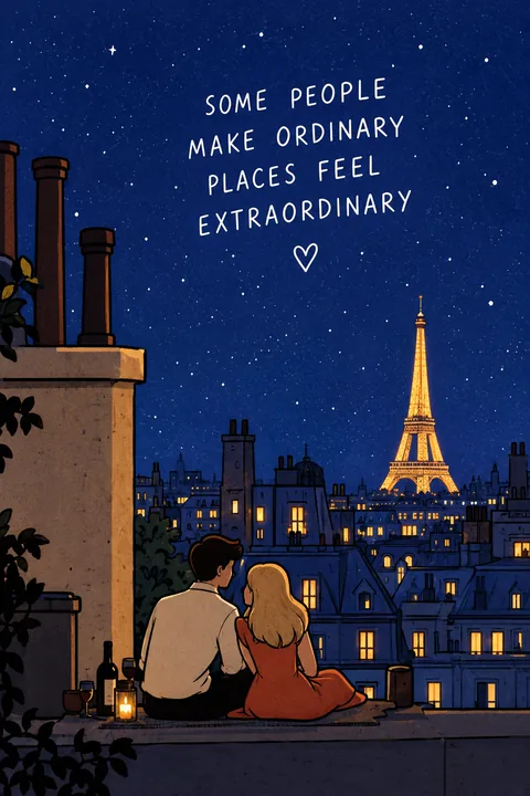 Some people make ordinary places feel extraordinary · Paris, France