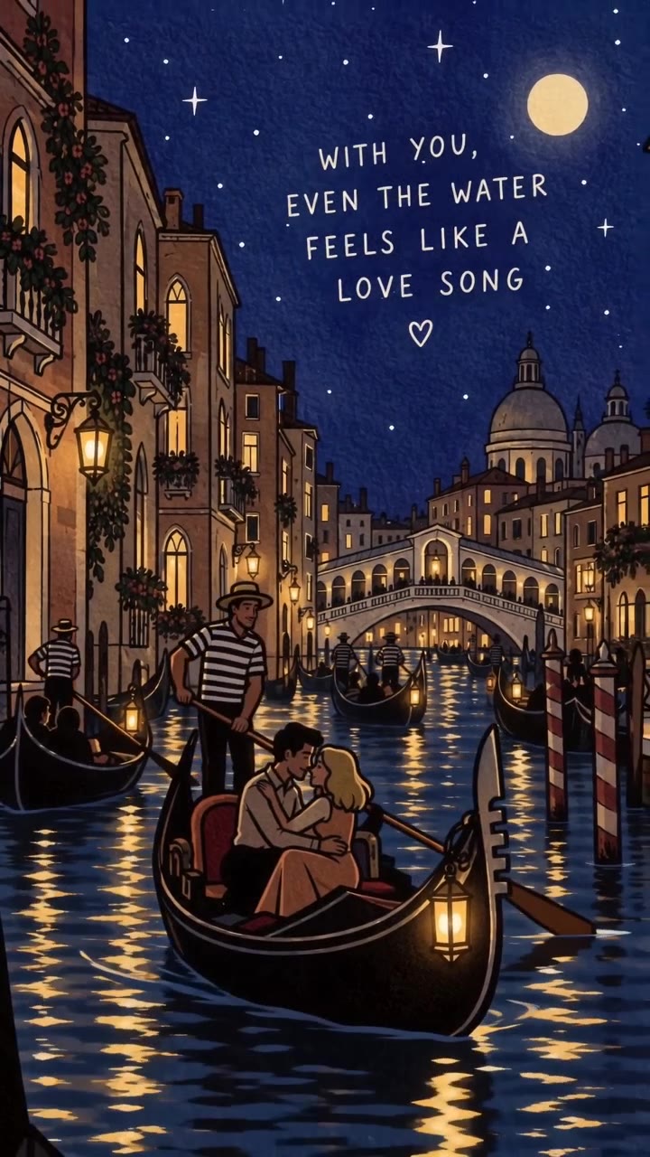 With you, even the water feels like a love song